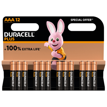 Duracell Pile Duracell Plus Lr03 X12