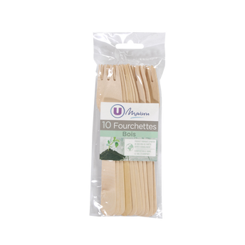 Image de U MAISON
Fourchettes en bois 10