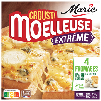 Image de Pizza crousti moelleuse extrême aux 4 fromages MARIE