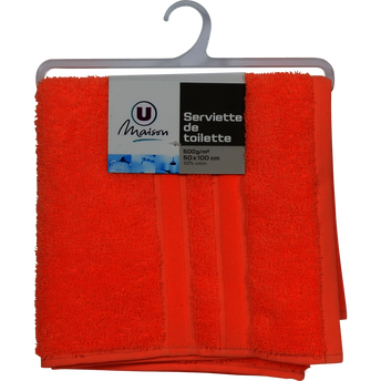 Image de U MAISON
Serviette éponge unie 50x100 cm