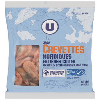 Image de U
Crevettes nordiques entières cuites