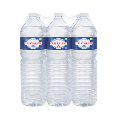 Cristaline eau plate 1,5l x 6