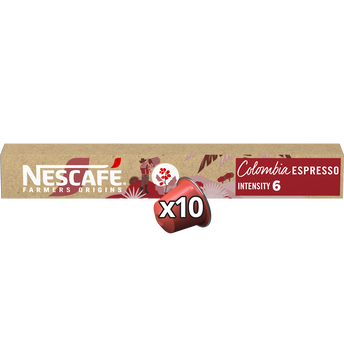 Image de Café capsules NESCAFE FARMERS ORIGINS Colombia N°6 - Colombie - compatible NESPRESSO