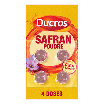 Image de Safran moulu DUCROS, 4 doses x