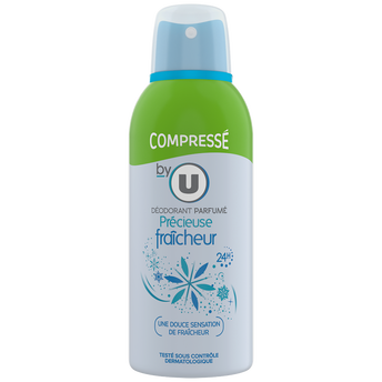 Image de BY U
Déodorant compressé pour femme parfum précieuse fraîcheur atomiseur de