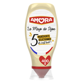 Image de Mayonnaise de Dijon 5 ingrédients AMORA flacon souple