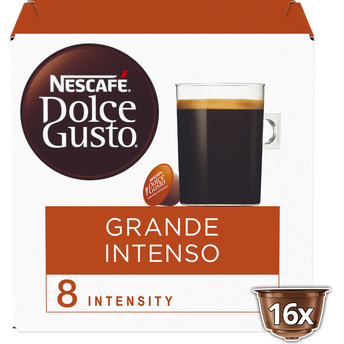 Image de Café capsules NESCAFE GRANDE INTENSO N°8 - Brésil - compatible DOLCEGUSTO