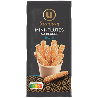 Image de U SAVEURS
Mini flûte droite sésame boîte de