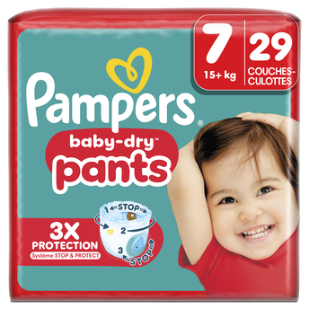 Image de Culottes PAMPERS baby-dry T7