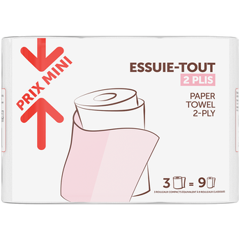 Image de Essuie-tout 2 plis PRIX MINI