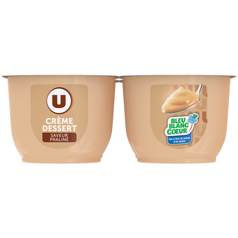 Image de U
Crème dessert saveur praliné 4x125g soit