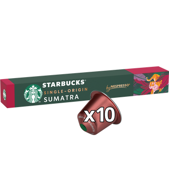 Image de Café capsules STARBUCKS SUMATRA N°8 - Indonésie - compatible NESPRESSO