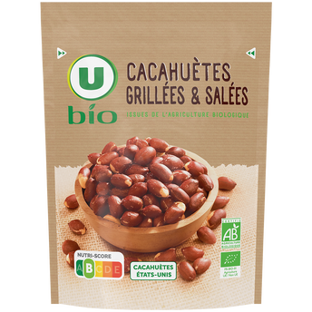 Image de U BIO
Cacahuètes salées , paquet