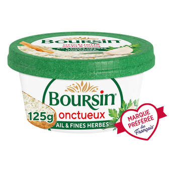 Image de Fromage frais à tartiner Onctueux Ail et fines herbes  BOURSIN