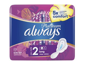 Image de Serviettes long platinum ALWAYS