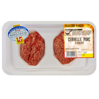 Image de Cervelle de porc, METRAS, 2 pièces 180 g