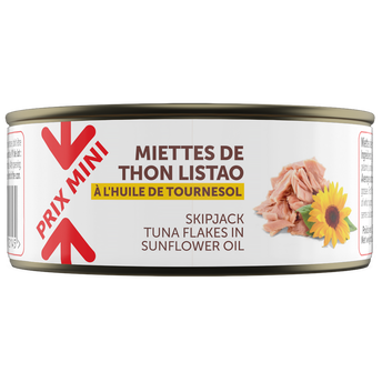 Image de Miette thon à l'huile de tournesol PRIX MINI - boîte