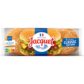 Image de Pains Burger Classic Nature Sans Additifs JACQUETx6