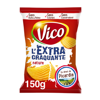 Image de Chips ondulées salée VICO