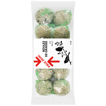 Image de Boules de graisse pour oiseaux de la nature x10 PRIX MINI