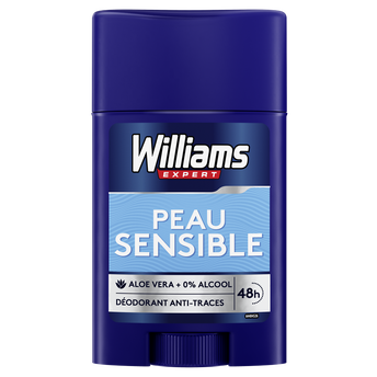 Image de Déodorant Homme pour peaux sensibles WILLIAMS, stick de