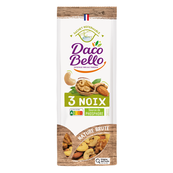 Image de Nature brute 3 noix, DACO BELLO, sachet