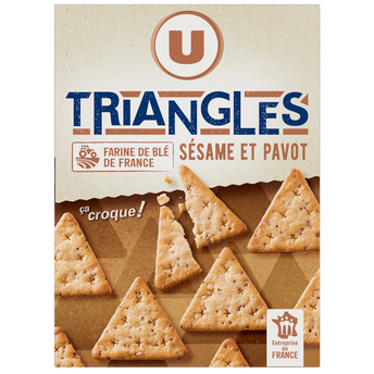 Image de U
Triangle au sésame et pavot sachet de