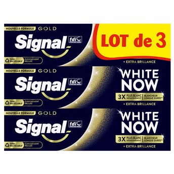 Image de Dentifrice White Now Gold SIGNAL 75ML