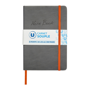 Image de U
Carnet rigide ligné 14x21cm 192p