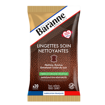 Image de Lingettes nettoyantes cuir BARANNE