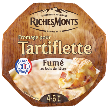 Riches Monts Fromage Pour Tartiflette Fumé Riches Monts - 450g