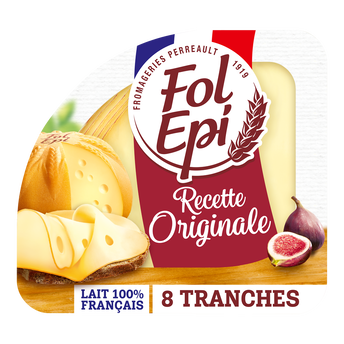 Image de Fromage en tranches tendre et fruitée FOL EPI - 8 tranches