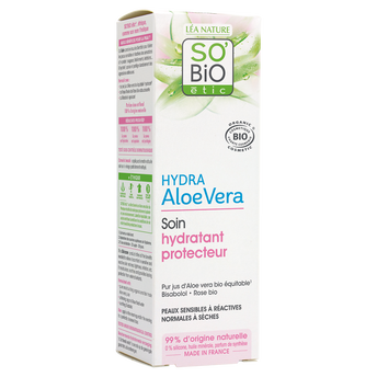 Image de Crème visage dermo-defense Hydra Aloe vera bio SO'BIO ETIC