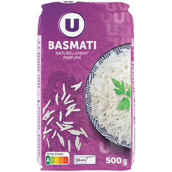 Image de U
Riz long basmati paquet aluminisé de
