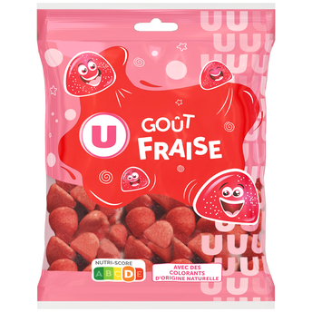 Image de U
Bonbons fraise sachet