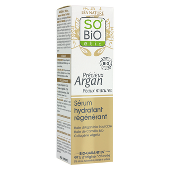 Image de Sérum hydratant régénérant peaux matures précieux argan SO BIO