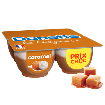 Danone Dessert Liégeois Caramel Danette - 4x100g