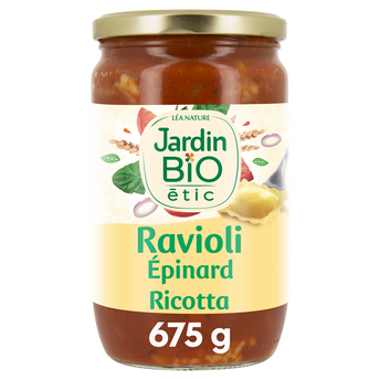 Image de Ravioli farcies épinards ricotta bio JARDIN BIO