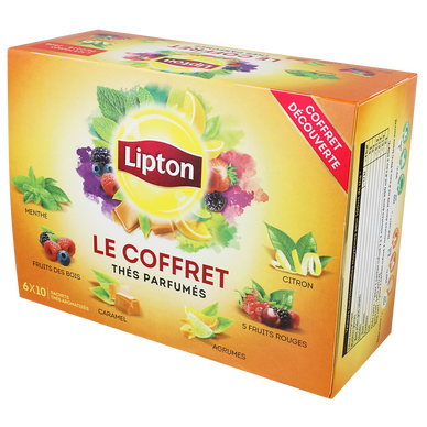 Lipton Coffret Thés Et Infusions Sélection Détente, Assortiment De 48 unités