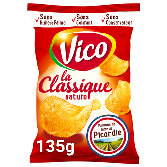 Image de Chips classique salée VICO, sachet de