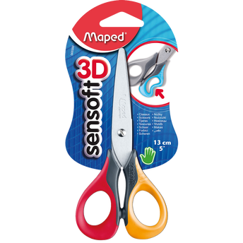 Image de Paire de ciseaux MAPED Sensoft Try Me, lames de 13,5 cm