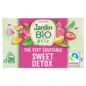 Image de Thé vert Bio Détox JARDIN BIO ETIC - 20 sachets