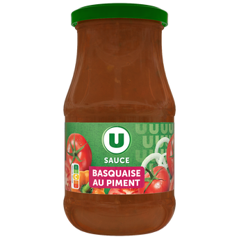 Image de U
Sauce basquaise  bocal de 446ml
