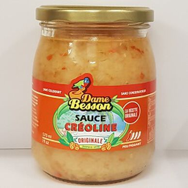 Sauce creoline 320g Dame Besson - Sauce piquante et creole sur