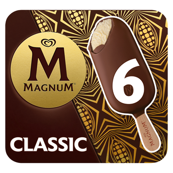 Image de Bâtonnets glacés MAGNUN Classic vanille/chocolat - x6