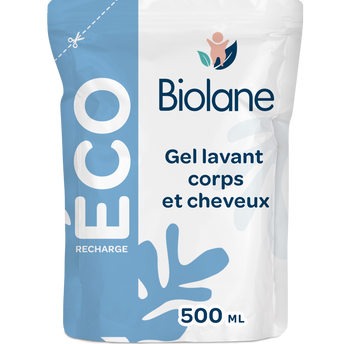 Image de Eco-recharge gel corps et cheveux Biolane