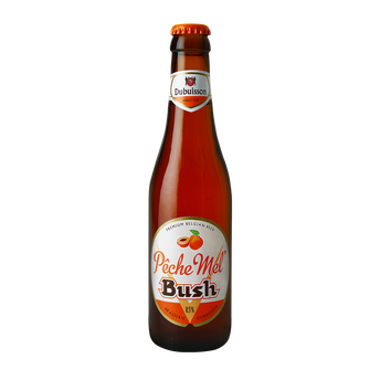 Image de Bière ambrée pêche mel BUSH, 8°5