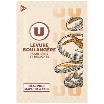 Image de U
Levure boulangère  6 sachets de 5g dans un paquet de