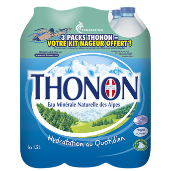 Image de Eau minérale naturelle THONON, 6 bouteilles de