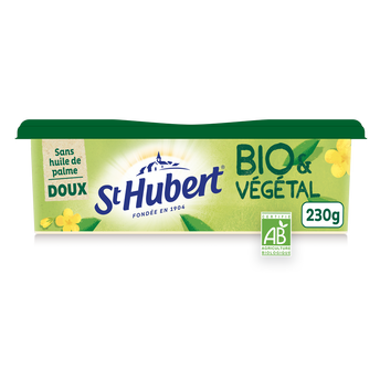 Image de Matière grasse doux Tartine & Cuisson sans huile de palme 52% MG Bio ST HUBERT